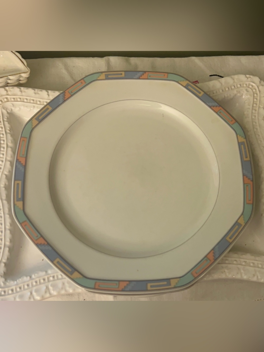 Christopher Stuart Southwest fine china plates 
Set of 2